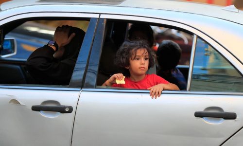 Thousands flee southern Lebanon in search of safety and shelter