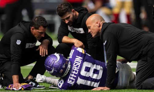 Vikings receiver Justin Jefferson isn’t too worried about quad injury