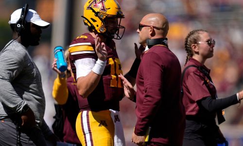 Gophers report: Offensive line shows improvement but remains a question mark