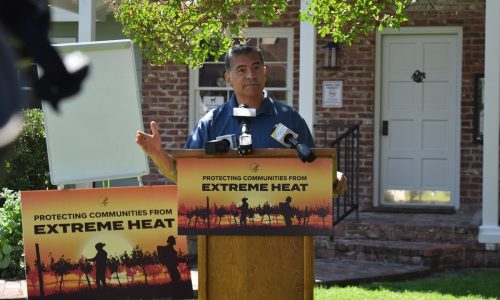 Health Secretary Becerra touts extreme heat protections. Farmworkers want more