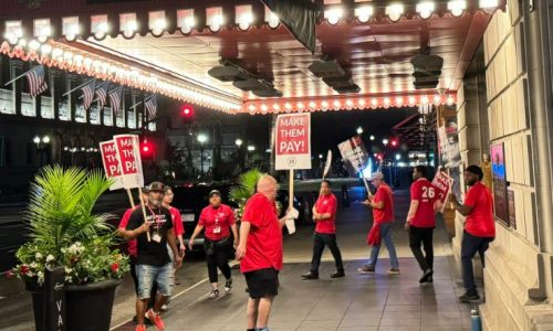 Boston hotel workers go on strike at Fairmont Copley, Park Plaza: ‘We’re on strike to make them pay’