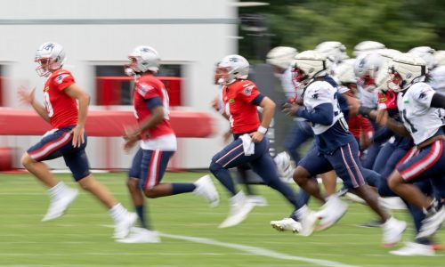 Patriots O-line gets some good news in Wednesday’s practice before Bengals game