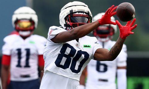 Kayshon Boutte earned Patriots honor after ridiculous practice imitating Bengals star
