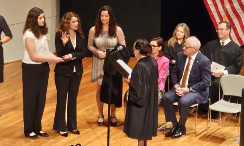 Theodora Gaïtas formally takes oath as Minnesota’s newest Supreme Court justice