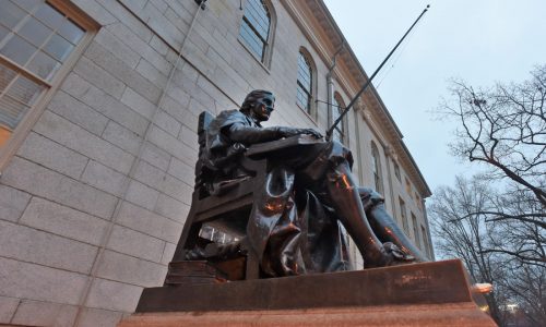 Anti-Israel protesters vandalize Harvard statue, smash windows: ‘We are committed to bringing the war home’