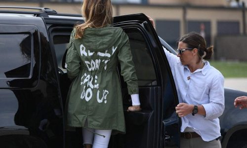 Melania Trump offers strange defense for ‘I really don’t care’ jacket