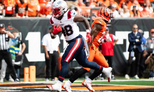 Patriots RB Rhamondre Stevenson likely out against Texans after third straight practice absence