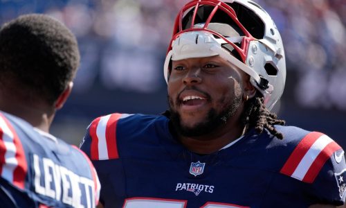 Patriots placing rookie offensive tackle Caedan Wallace on injured reserve