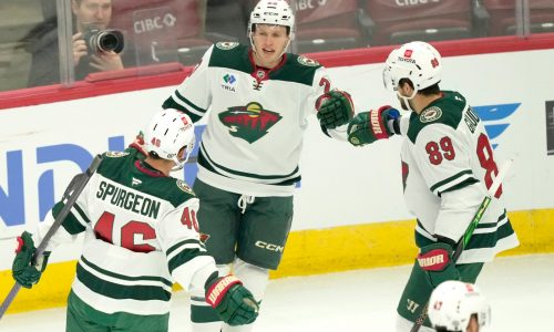 Wild shorthanded again for tonight’s game in St. Louis