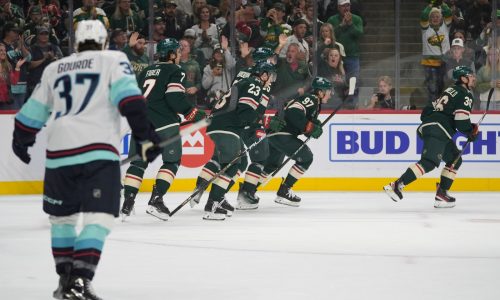 Wild blow three leads in shootout loss to Kraken