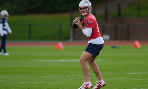 Drake Maye removed from injury report, seven Patriots questionable