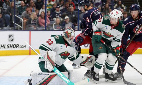 Wild beat Columbus, 3-1, to extend points streak to five games