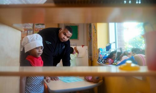 Black male teachers are a rarity in preschools. This pioneering program wants to change that