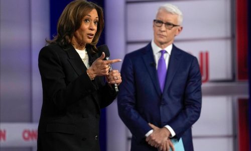Four memorable moments from Kamala Harris’ CNN town hall