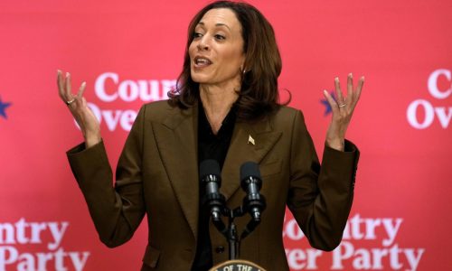 Are male voters reluctant to vote for a woman? Harris’ backers are confronting the question head on