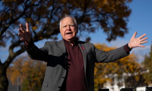 Tim Walz, wife and son vote early in Minnesota