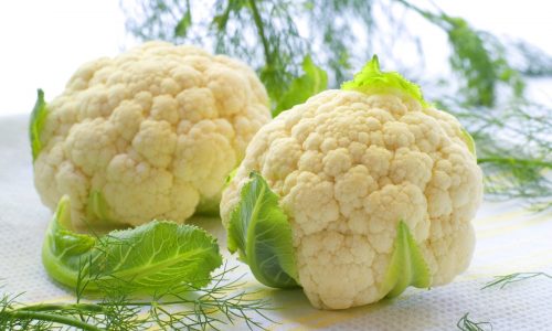 Cauliflower is a worthy stand-in for chicken in this salad