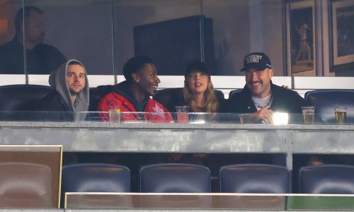 Taylor Swift and Travis Kelce attend ALCS Game 1 at Yankee Stadium