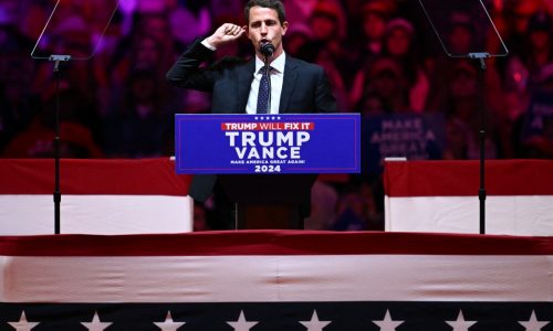 Trump’s shock comic was set to call Kamala Harris a vulgar, misogynistic slur