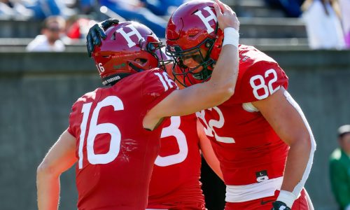 Final play stop lifts Harvard to thrilling 35-34 win over Holy Cross