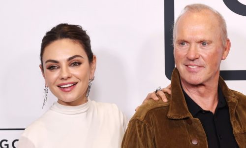 Mila Kunis avoids Ashton Kutcher and Diddy questions as she, Michael Keaton promote ‘Goodrich’