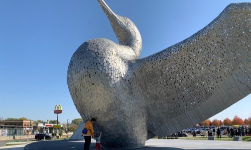 World’s largest loon statue — ‘The Calling’ — is unveiled outside Allianz Field in St. Paul