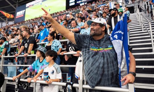 A Minnesota United fan’s banners gather player interactions uncommon in other sports