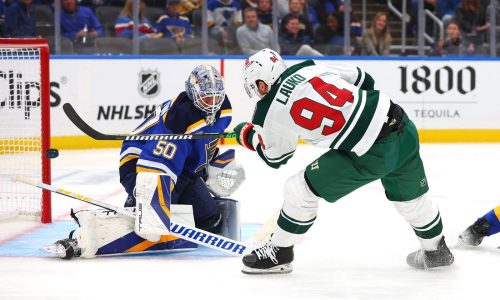 Shorthanded Wild jump on Blues, extend points streak to four