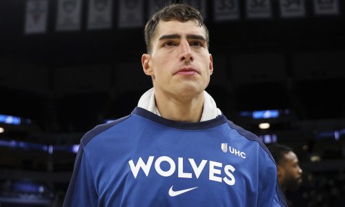 Luka Garza stands out because of his offense. He stuck with the Timberwolves because of his work ethic