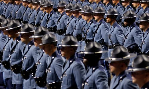 Pols & Politics: We happened upon a State Police graduation party. It led to expletives