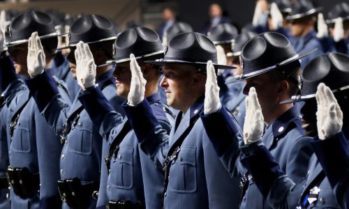 New Massachusetts State Police troopers remember Enrique Delgado-Garcia at bittersweet ceremony