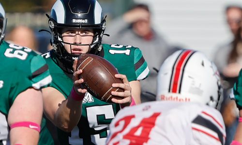 Tor Maas sets two passing records in Marshfield’s 47-14 rout of Hingham