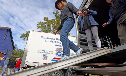 Marshfield nonprofit, Teamsters and community turn out to deliver Hurricane Helene relief supplies to North Carolina