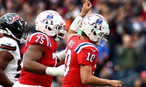 Jerod Mayo finally acknowledges O-line played factor in plan for Drake Maye