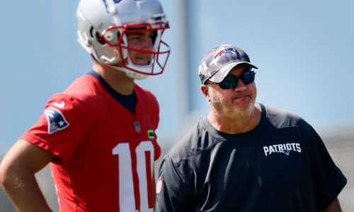 Patriots’ OC ‘on board’ with Drake Maye starting for two reasons