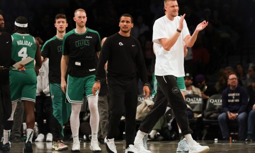 Kristaps Porzingis ‘vocal’ in Celtics win, making ‘good progress’ in rehab