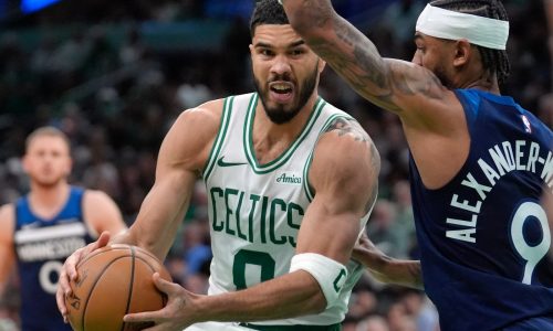 Celtics notebook: How Jayson Tatum responded to Anthony Edwards slight