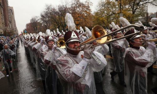 Minutemen take the Big Apple: UMass marching band featured in Macy’s Thanksgiving Day Parade