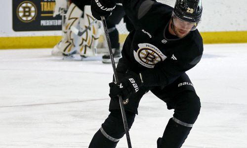 Bruins notebook: Elias Lindholm hopes to put slow start behind him