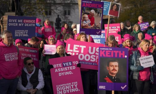 British lawmakers give initial approval to a bill to allow terminally ill adults to end their lives