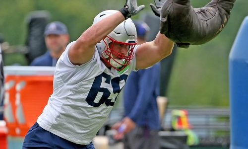 Patriots narrowing Cole Strange’s focus on one position in return