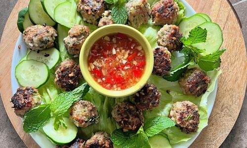 Gretchen’s table: Meatballs with nuoc cham, cucumber and mint offer Vietnamese take on classic dish