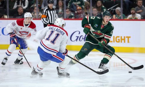 Patched-together Wild lineup holds off Canadiens