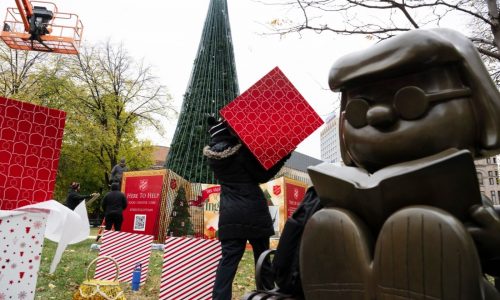 What to know about Rice Park and Union Depot’s tree lightings (and Salvation Army’s Red Kettle kickoff)