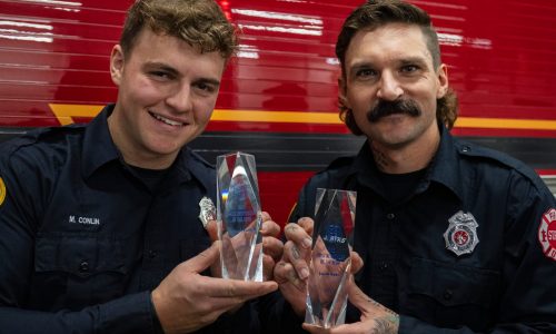 ‘Can’t thank you enough’: St. Paul firefighters who saved kids from house fire receive awards