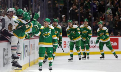 Jared Spurgeon’s birthday blast spurs Wild’s matinee win