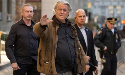 Trump ally Steve Bannon blasts ‘lawfare’ as he faces New York trial after federal prison stint