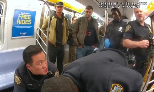 Jury sees video of subway chokehold that led to veteran Daniel Penny’s manslaughter trial