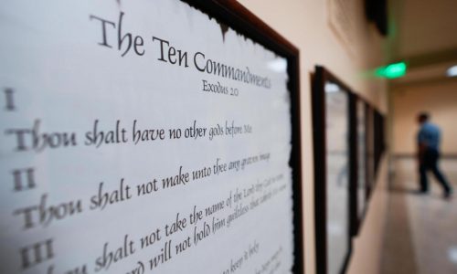 Federal judge blocks Louisiana law that requires classrooms to display Ten Commandments