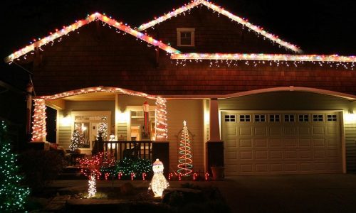 Spread cheer with these Christmas porch light covers